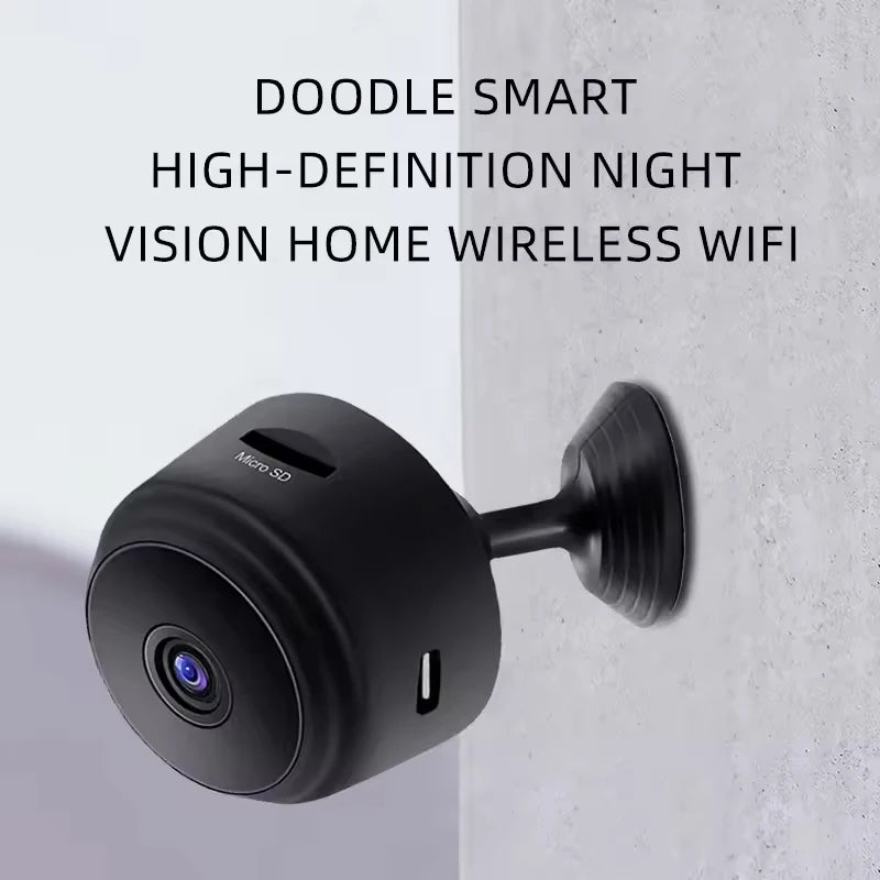 Mini WiFi Camera 1080P HD Wireless Security Cam Indoor Night Vision Motion Detection for Home Pet Surveillance