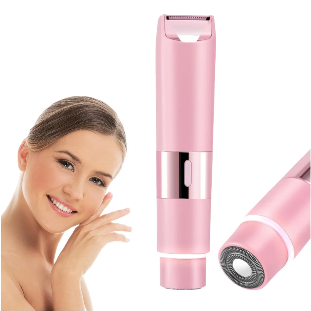 Hair Remover Women's usb Rechargeable  Double Head Shaver Electric Razors for Women 2 In 1 Bikini Trimmer Face Shavers