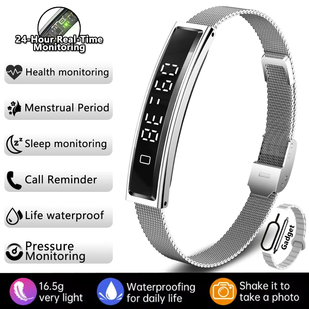2026 New Smart Watch Pedometer Health Smart Bracelet Women Men Sports Fitness Waterproof Heart Rate Sleep Monitoring Wristbands