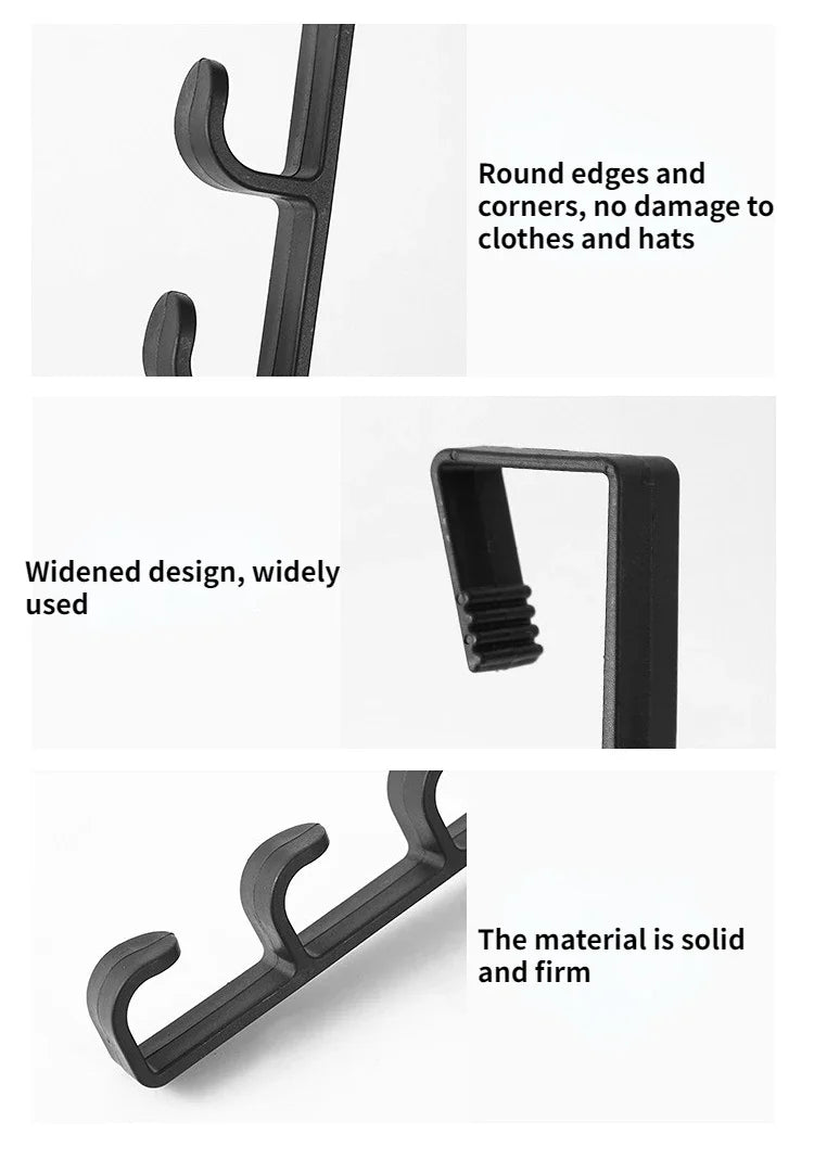 Door Hanger Wall Organizer Hook Bedroom Clothing Hook Holder Coat Hat Bag Rack Bathroom Kitchen Home Storage Organization