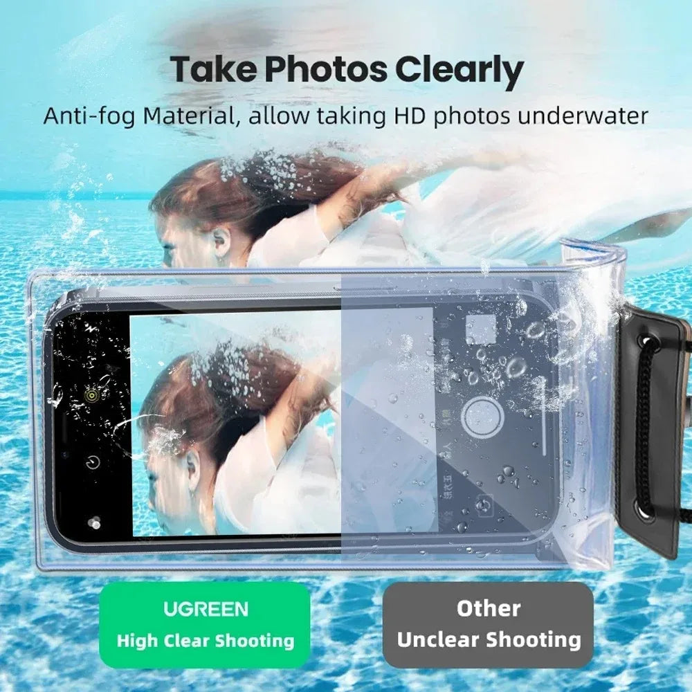 IPX8 Universal Waterproof Phone Case Water proof Bag Mobile Cover for iphone 13 14 15Pro Pouch Coque Underwater Cases Protector