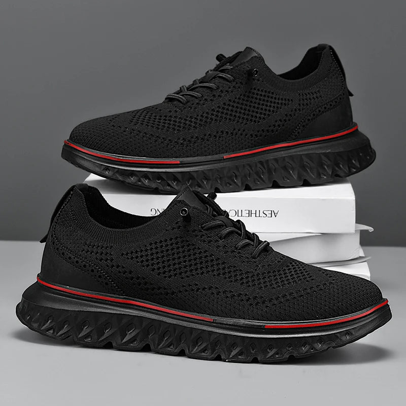 Men Sneakers Men Mesh Casual Shoes Fashion Lightweight Breathable Soft Soled Shoes Summer Outdoor Sports Fitness Large Size 48