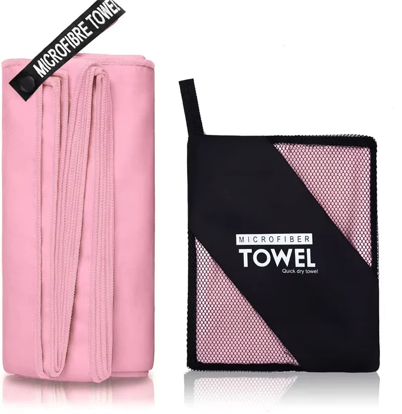 Quick-Drying Bath Towel Microfiber Bathroom Towel With Portable Bag Highly Absorbent & Fast Drying for the Body After Bathing