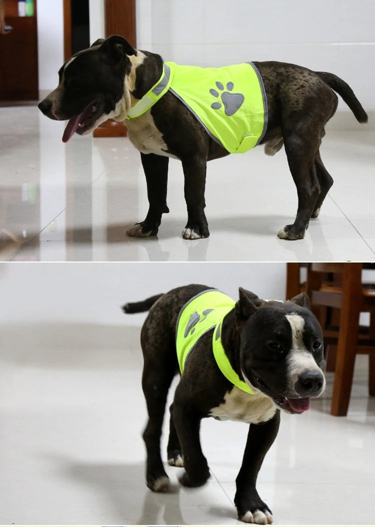 Reflective Dog Vest Clothes Breathable Pet Puppy Dog Safety Outdoor Walking Running Vests For Small Medium Large Dogs Chihuahua