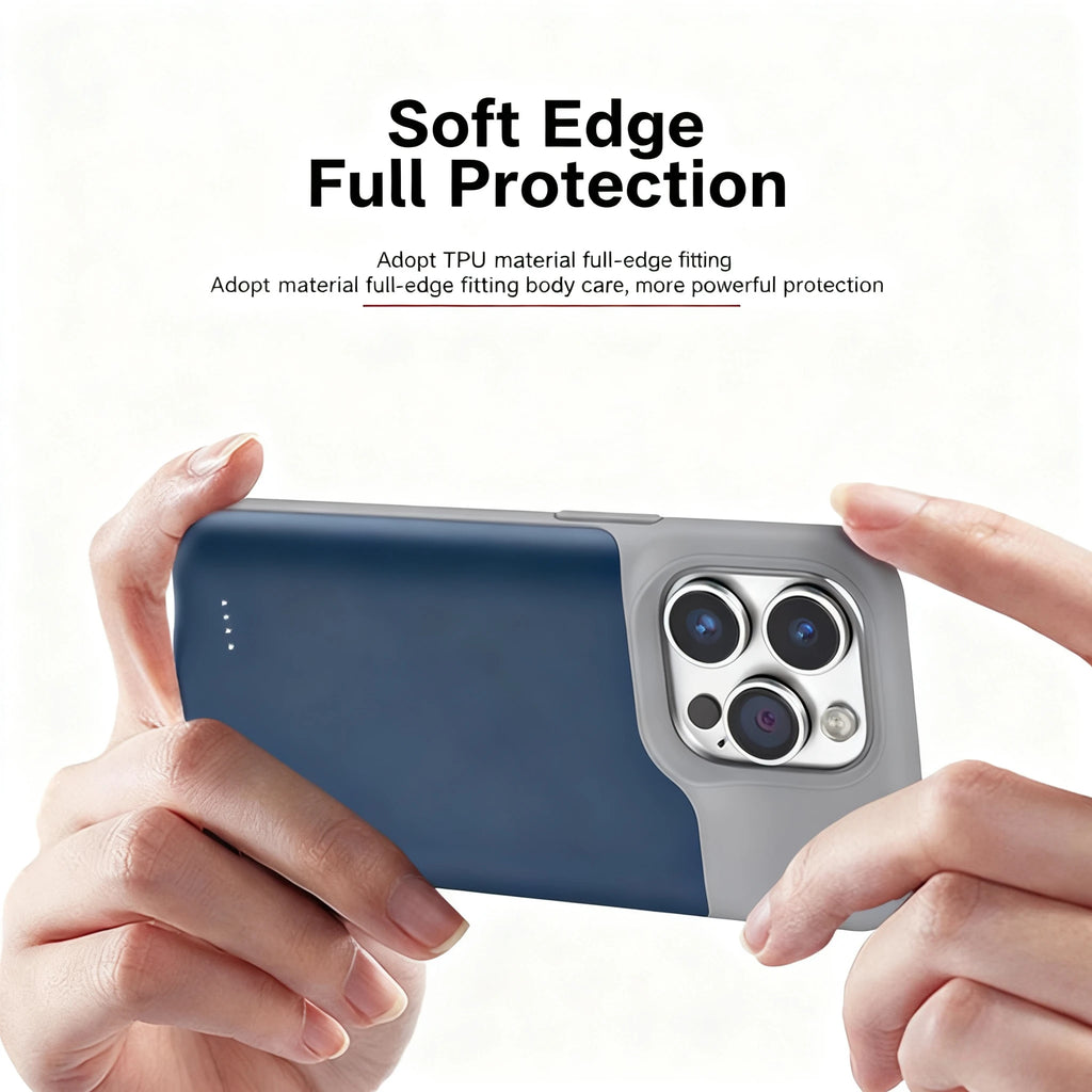 20000mAh Compatible Wireless Power Bank Suitable for IPhone 15 15Pro 15ProMax 15Plus Ultra-thin Portable Back Clip Battery Case