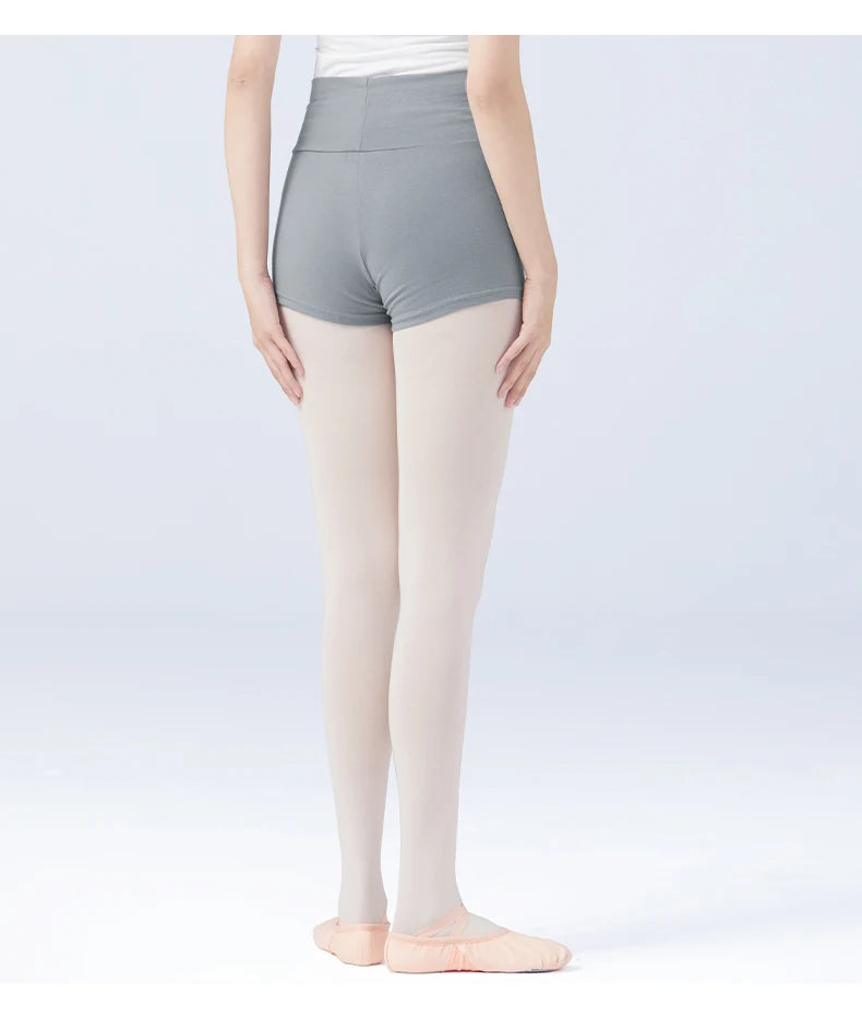 Women Ballet Dance Shorts Girls Black Full Cotton Professional Lady Leggings Boxer Pants for Dancing