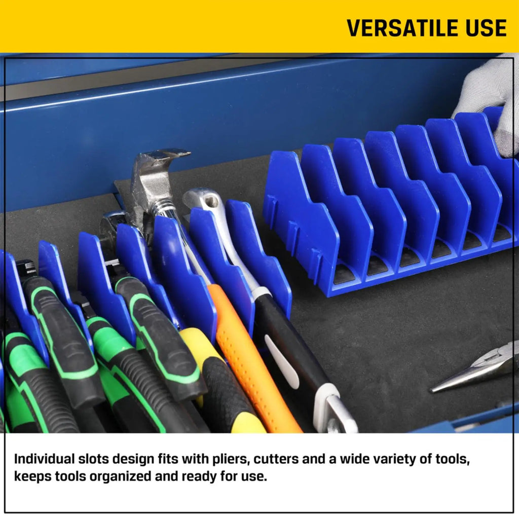plier organizer rack Organizer Storage Rack Space-Saving Practical with Nonslip Rubber Base 10 Slots Pliers Cutters Organ