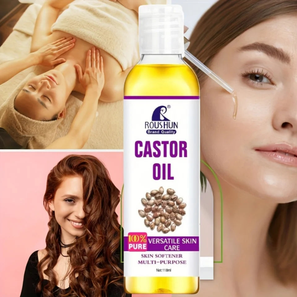 118ml castor-oil Castor Oil Moisturizing Essential Oil Body Oil Unisex Full Body Essential Oil