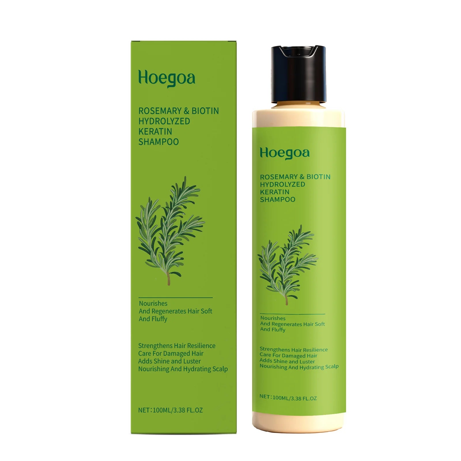 Rosemary Shampoo Oil Control Thickening Dry Frizzy Damaged Repair Volumizing Refresh Smoothing Hydrating Scalp Cleansing Shampoo