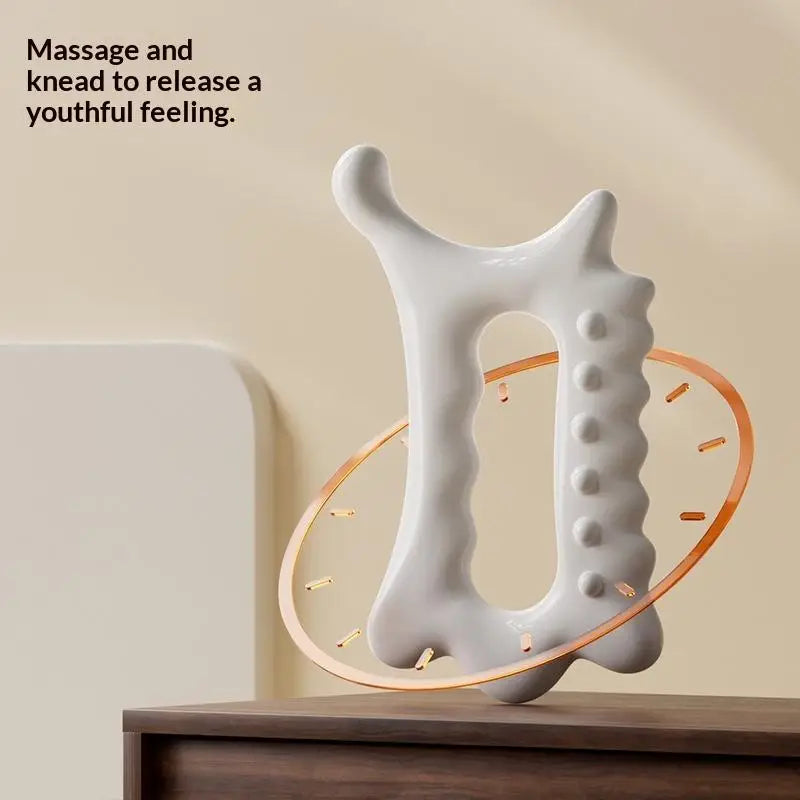 For Face & Body - Non-Ceramic, Gua Sha Massage Tool, Relaxation And Beauty Massager Ergonomic Versatile Handheld Gua Sha Board