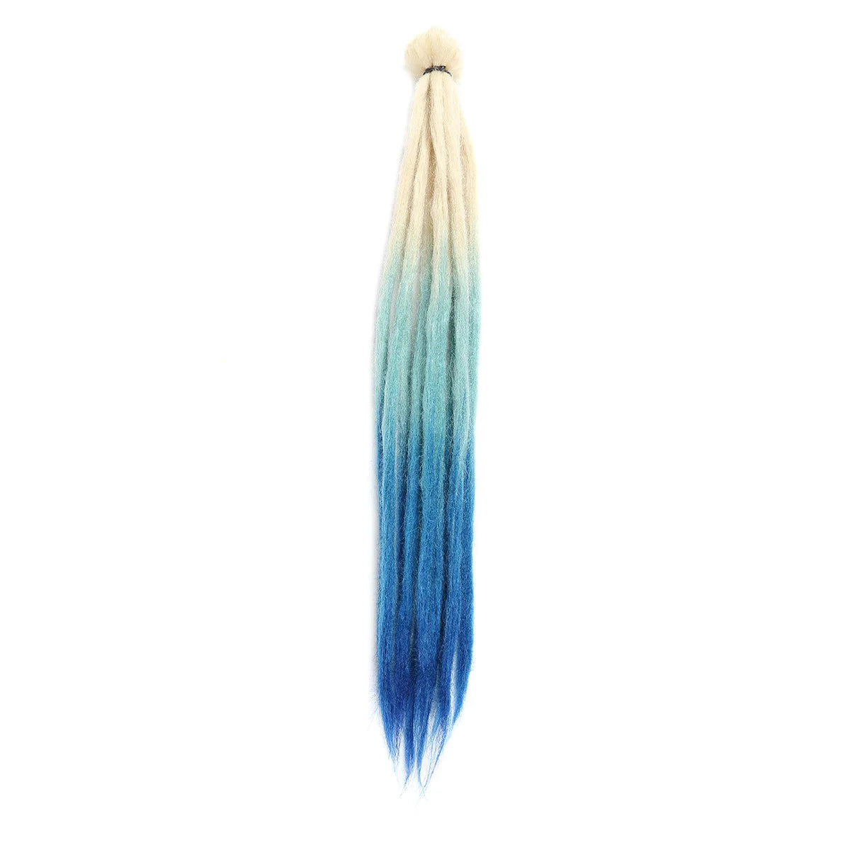 Synthetic Handmade Dreadlocks Hair Extensions Natural Braiding Hair For Black Women Crochet Hair Ombre Colored Crochet Braids