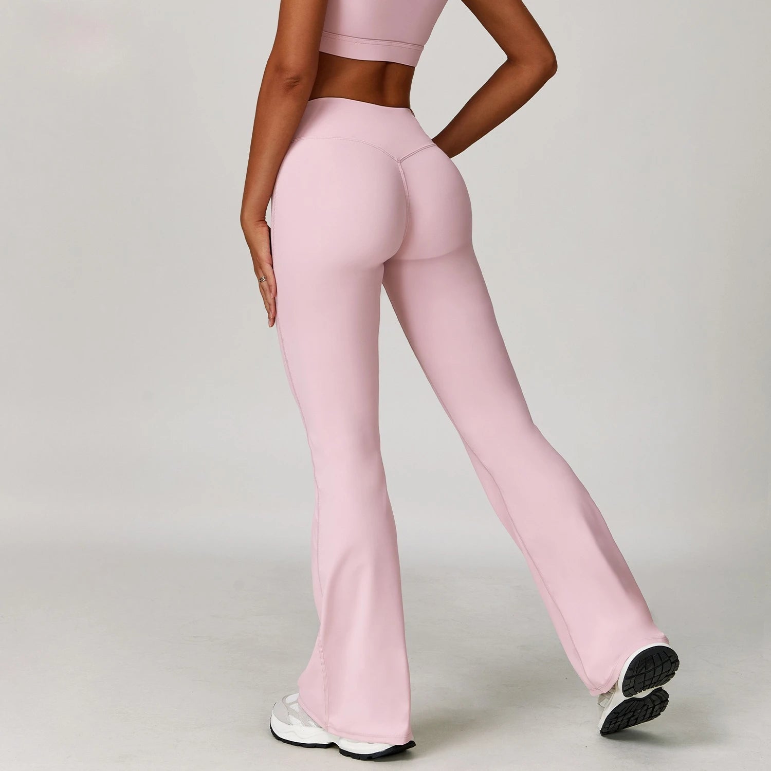 Wide Leg Pants Women Yoga Leggings Women Fitness Leggings Running Pant Sports Leggings High Waist Workout Tight Gym Bell-bottoms