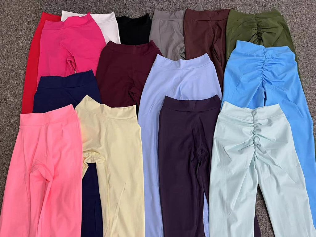 Sexy Scrunch Leggings Push Up Tights Woman Back V-Waist Gym Leggings Sport Women Fitness Legging Butt Lift Yoga Pants