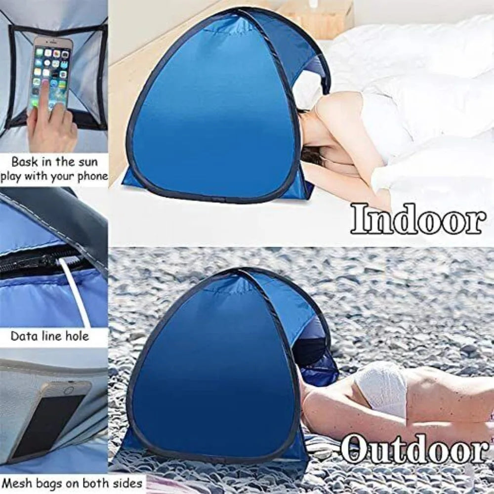 Outdoor Portable Automatically Pop Up Beach Tent Shade Sun Shelter UV Protection Camping Tent Useful Tent for Fishing Picnic