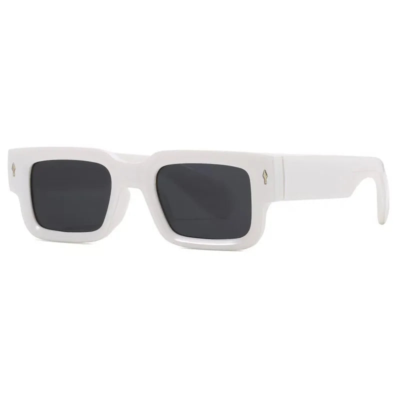 1PC Unisex Retro Square Sunglasses Classic UV Protection Plastic Frame Shades Outdoor Travel Driving Glasses UV400 Eyewear
