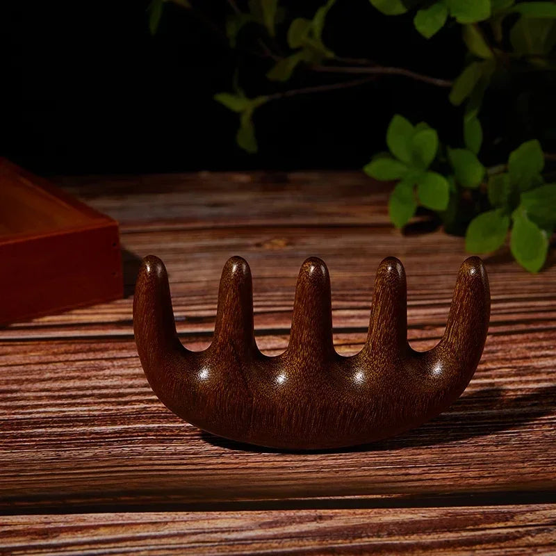 Gua Sha Massage Comb, Head and Face Scalp, Natural Facial Massager, Wide Tooth, Guasha Scraping, Body Massage