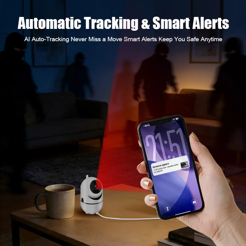 2.4G WiFi Indoor Camera Smart Home Security Video Surveillance Supprt Two Way Audio Mobile Motion