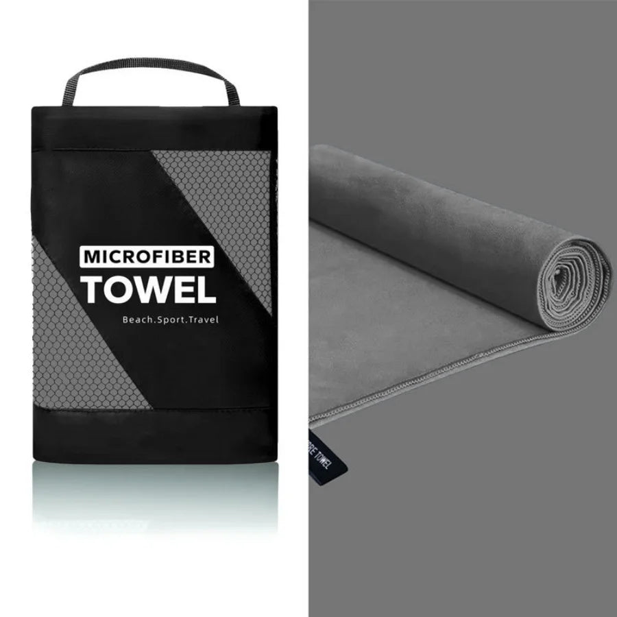 Microfiber Beach Towel Quick Dry Soft Absorbent Sand-Free Lightweight Travel Towel for Swimming Pool Spa Home