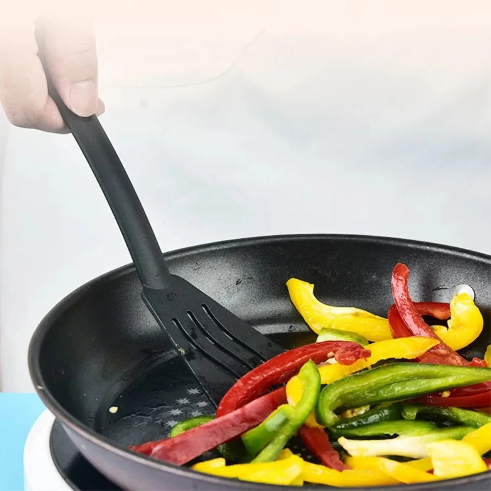 Nylon Kitchen Utensils Set Non Stick Heat Resistant Cooking Utensils Portable Comfortable Handle Kitchen Gadgets