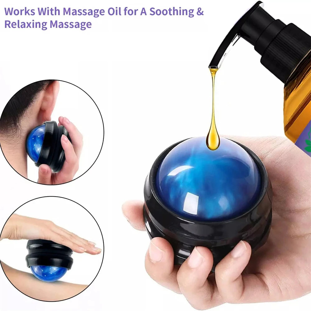 Manual Massage Balls, Roller Back Massager Great for Relax, Deep Tissue Massage Tool to Relief Full Body, Sore Muscle, Neck