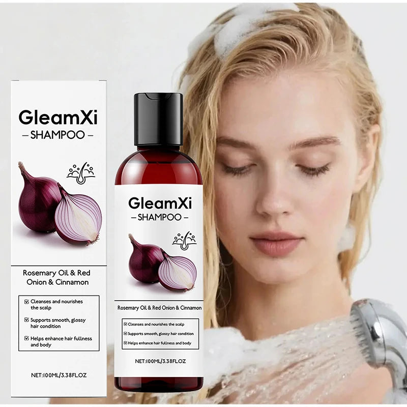 Rosemary Red Onion Hair Shampoo Deep Control Oil Cleanses The Scalp Enhance Hair Combability Nourish Moisturize Strengthen Hair