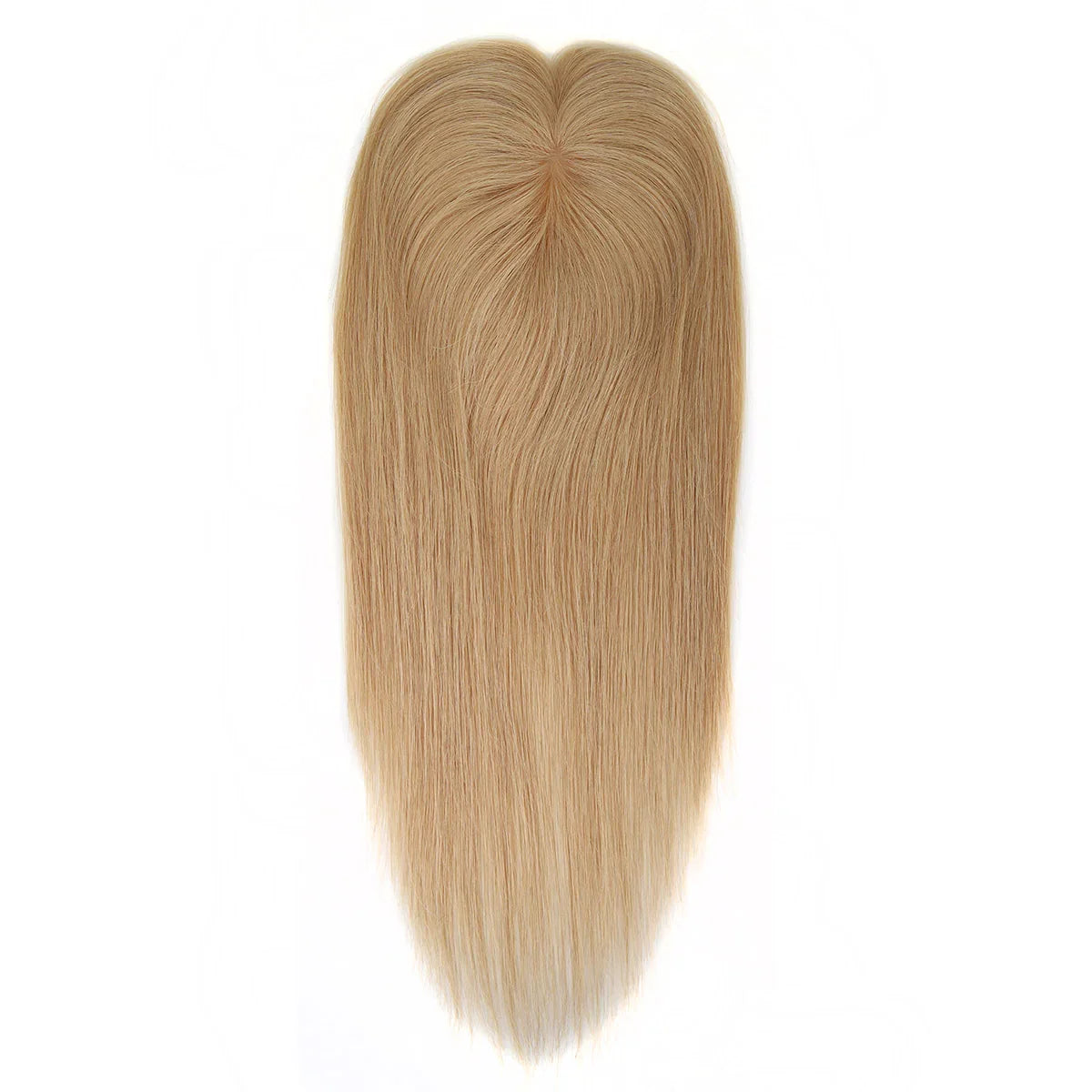 TUW10 3''x5'' Silk Base Hair Topper for Women with PU around 3 Clip 110% Handmade Remy Human Hair Natural Looking Topper Hairpin