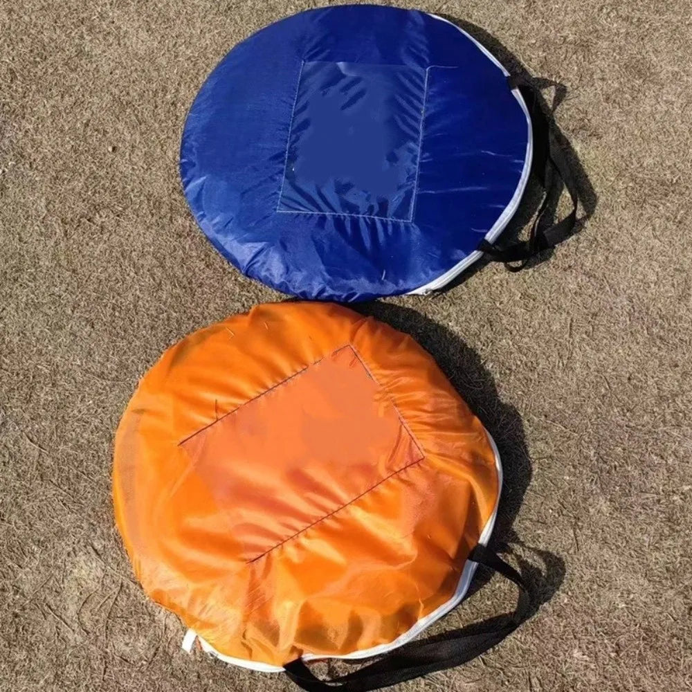 Camping Tent Silver Coated Small Folding Tent Instant Pop-up Automatic Sun Shelter Portable UV Protection Mini Beach Tent Summer