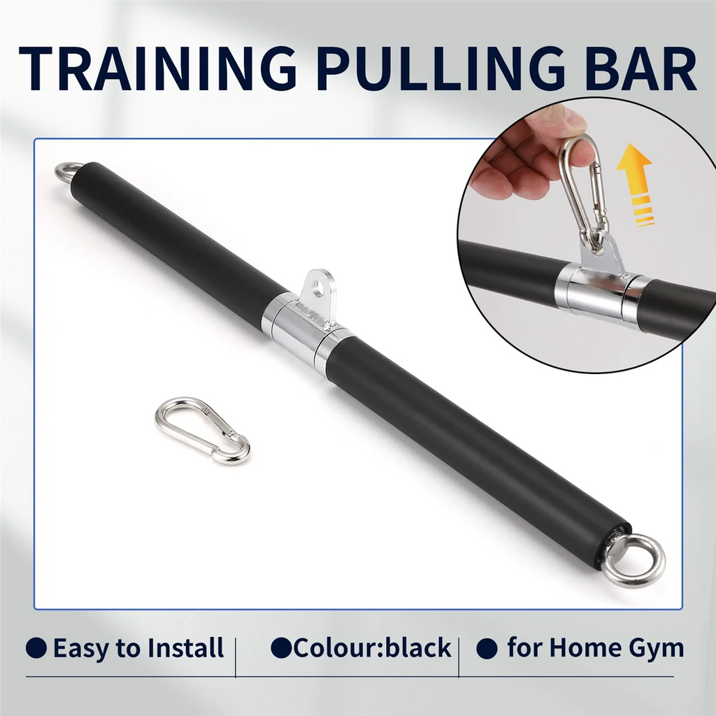 ACKOR Training Pulling Bar Device Accessories Pull Down Straight Bar Biceps Pulling Bar for Home Gym Bodybuilding Equipment