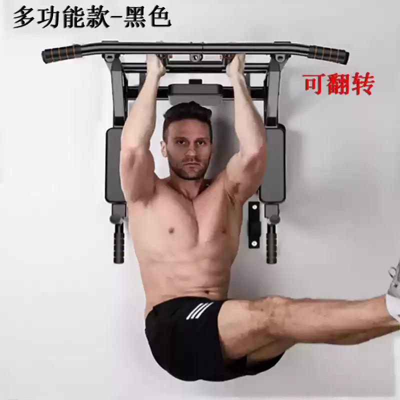 Wall Mounted Pull Up Bar, Heavy Duty Chin Up Bar, Fitness Training Equipment, Home Gym Workout, Horizontal Bar, Core Strength