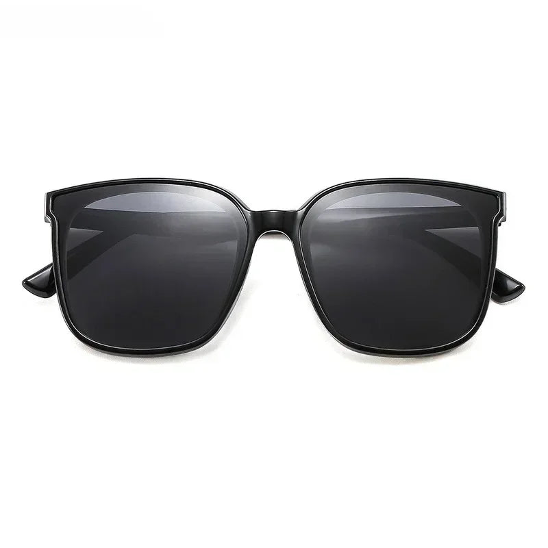 Trendy UV400 Sunglasses for Men Fashion Retro Square Polarized Sun Glasses Eyewear Male Women Vintage Myopia Eyewear0-1.0-4.0
