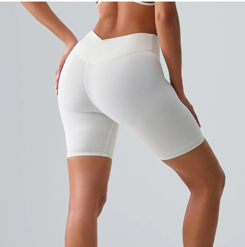 Women Sports Biker Shorts Women High Waist Yoga Shorts Cycling Shorts Push Up Fitness Leggings Tummy Control Yoga Slim Shorts