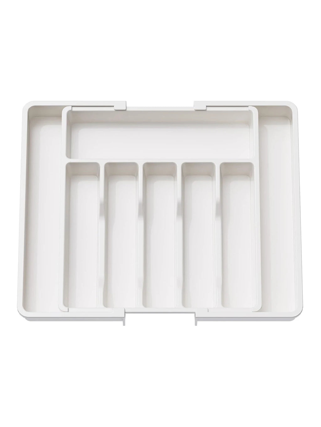 Expandable Kitchen Drawer Organizer - Adjustable Retractable Cutlery Storage Box with Dividers for Utensils, Home Organization