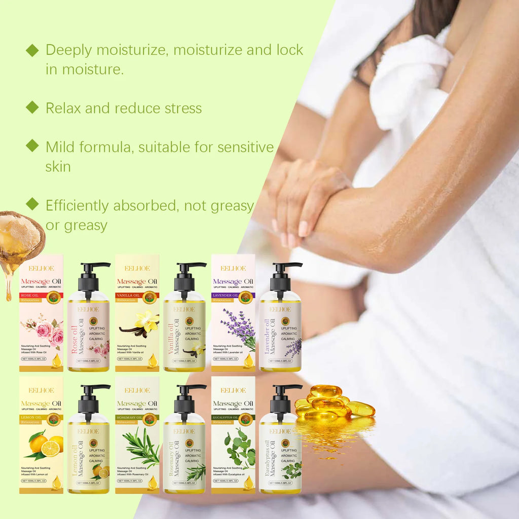 Body Oils for Relaxing Massages Muscle Soreness Relief Physical Fatigue Body Moisturizer Firming Skin Care Native SAP Body Oil