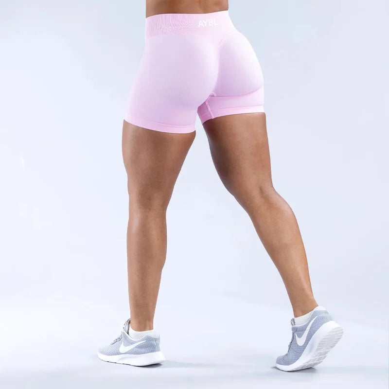 Fashion Shorts Low Waist Seamless Yoga Shorts Scrunch Bum Gym Shorts Women Workout Biker Stretch Fitness Shorts