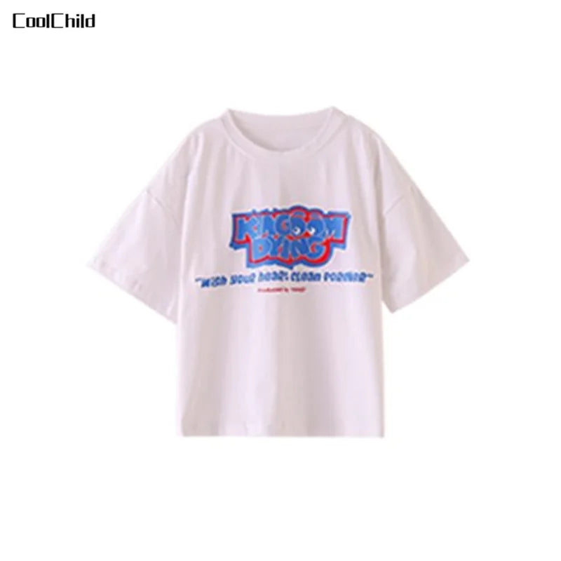 Hip Hop Girls Cool Denim Vest Burr Edge Cargo Jeans Clothes Sets Boys Jazz Street Dance T-shirt Child Kids Streetwear Costumes