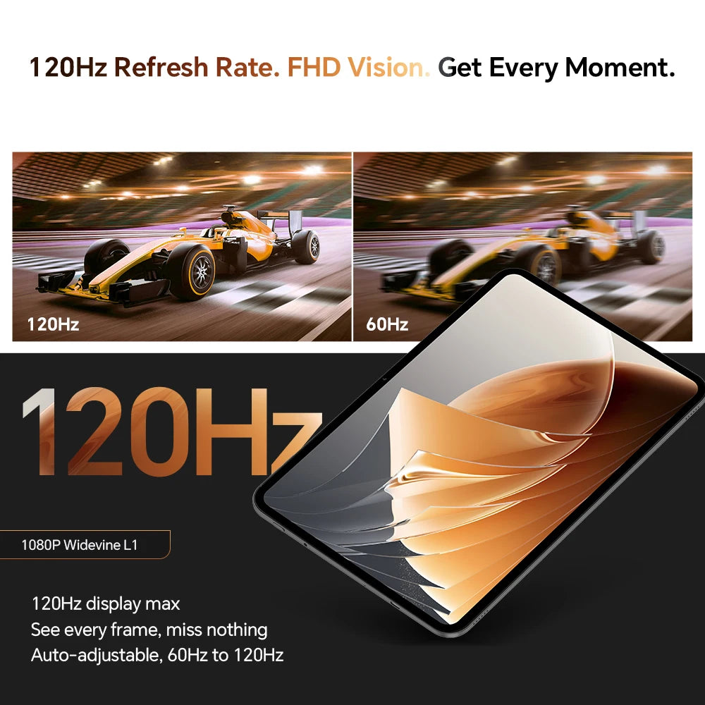 Teclast T65 Tablet 13.4" 2K 120Hz Dsiplay Unisoc T7280 Octa Core Max 26GB RAM 128GB ROM 8000mAh Battery Android 16 Lte Tablets