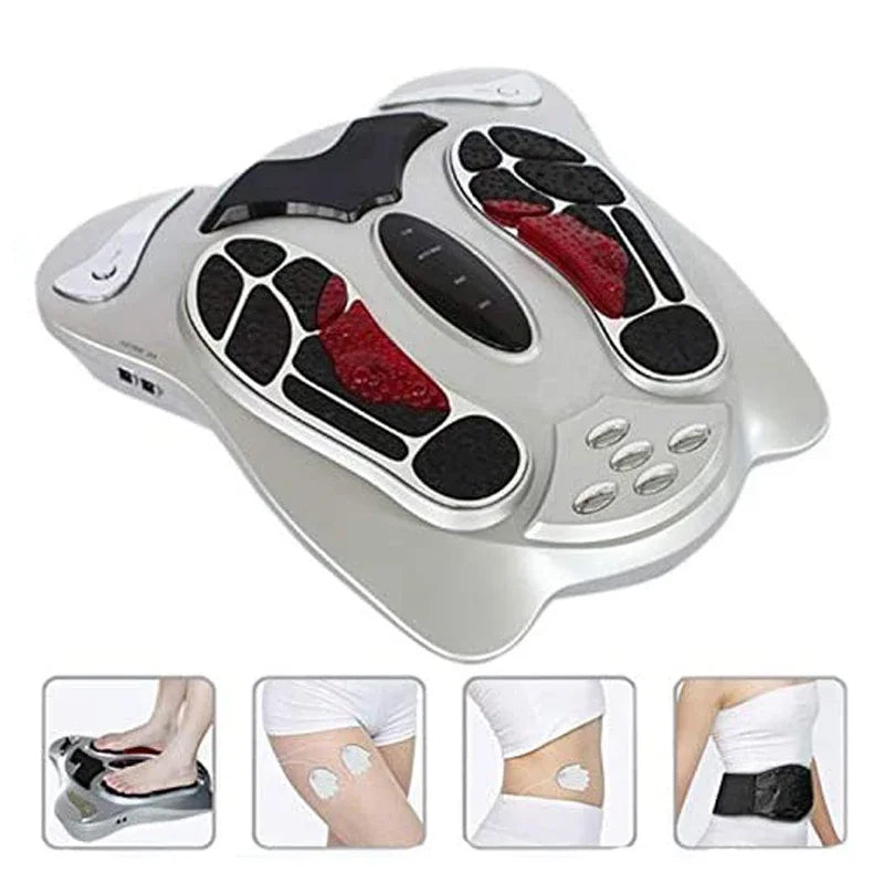 Foot Massager Electric Vibrator  Leg Exerciser With Remote Control Health Care Body Massage Bio Shaker Heating Therapy Machine