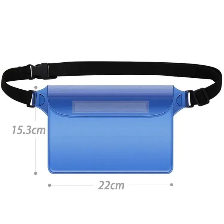 Floatable Waterproof Pouch for Aquatic Activities - Multi-Sport Dry Bag with Phone Compartment (Beach/Surf/Boating)