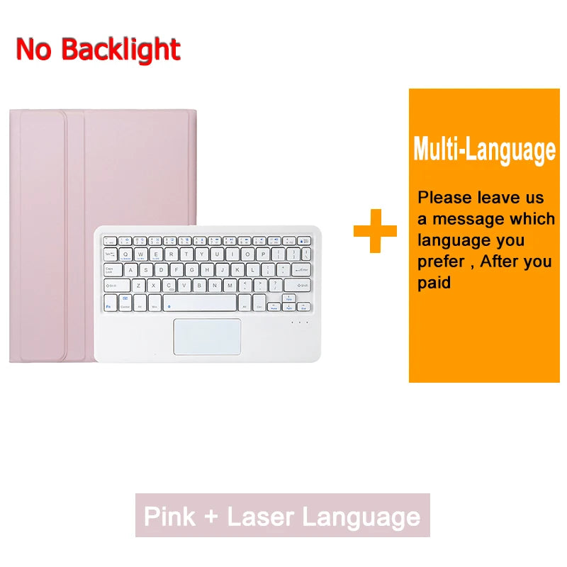 Bluetooth Keyboard Case For Honor Pad V9 GT 11.5 2025 Pad 10 Pro 11.5 inch Tablet Case Russian Arabic Hebrew Spanish Keyboard