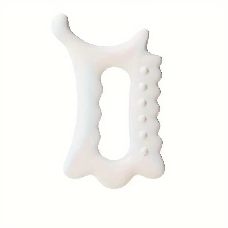 Non Ceramic Ergonomic Versatile Handheld Gua Sha Board for Face & Body Gua Sha Massage Tool, Relaxation and Beauty Massager