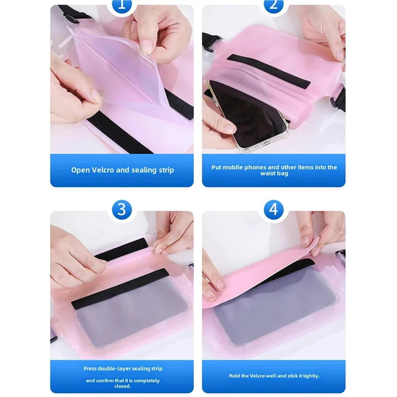 Waterproof Mobile Phone Storage Bag for Swimming, Rafting, and Diving - Keep Your Phone Safe and Dry
