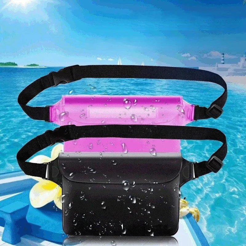 Floatable Waterproof Pouch for Aquatic Activities - Multi-Sport Dry Bag with Phone Compartment (Beach/Surf/Boating)