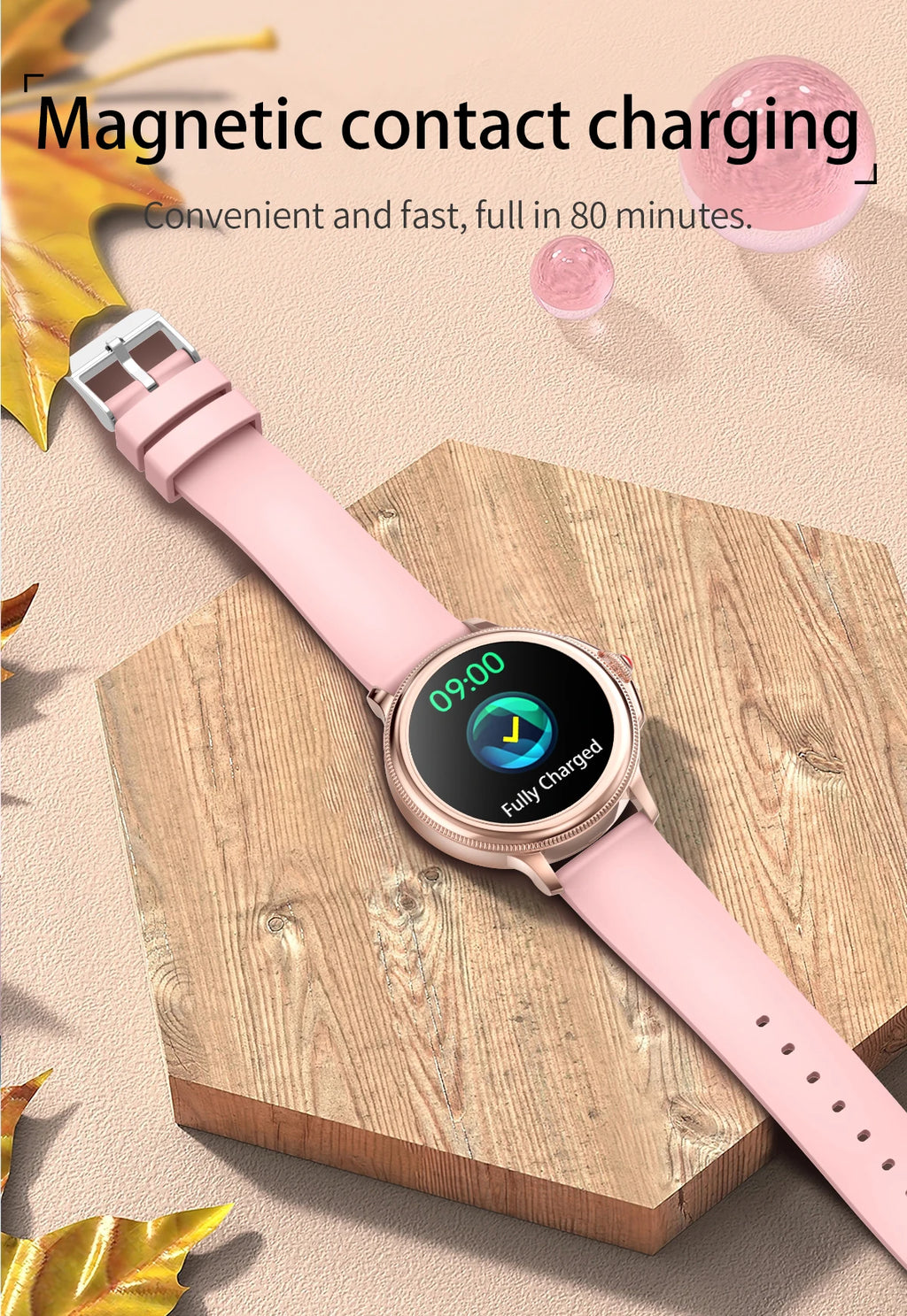 Smart Watch for Women 1.2" Bluetooth Call 100+ Sport Modes Fitness Tracker with Heart Rate/Sleep/SpO2 Monitor IP67 Waterproof