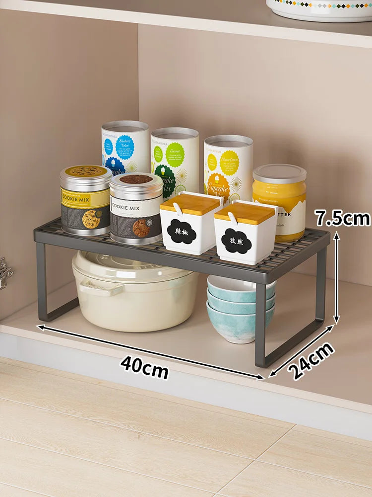 Kitchen Countertop Storage Ra Multi-Layer Cabinet Organizer Spice Storage elf Tabletop Arrangement Utili Tool