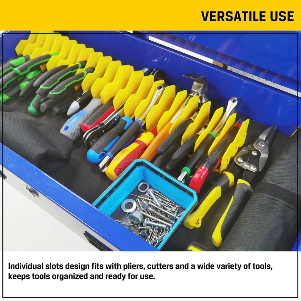 plier organizer rack Organizer Storage Rack Space-Saving Practical with Nonslip Rubber Base 10 Slots Pliers Cutters Organ