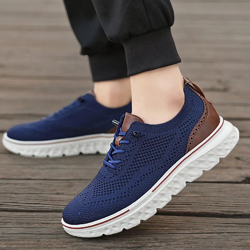 Men Sneakers Men Mesh Casual Shoes Fashion Lightweight Breathable Soft Soled Shoes Summer Outdoor Sports Fitness Large Size 48