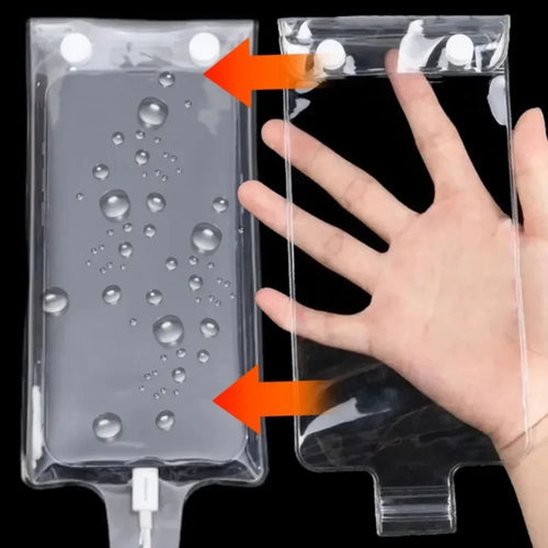 1-10pcs Waterproof Phone Bag Motorcycle Phone Case Touch Screen Heavy Duty Rainproof Pouch for Cycling with Charging Port Access