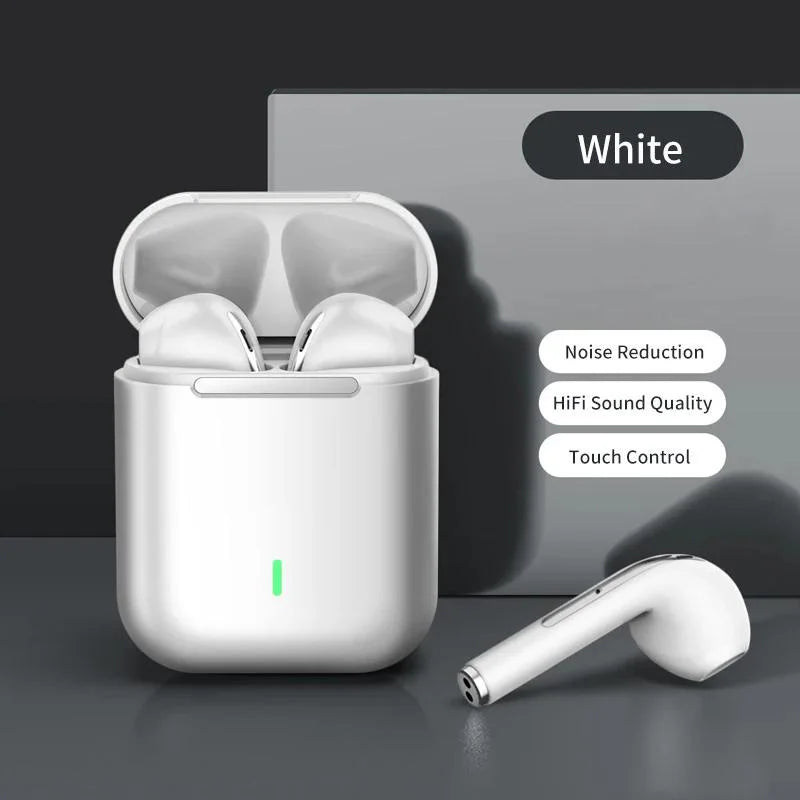 J18 Wireless Headset Bluetooth 5.3  Hifi In-ear Stereo Microphone Touch Waterproof TWS Noise Cancelling HD Gaming Headset 2025