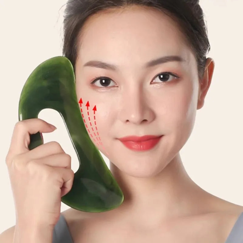 Guasha Board Resin Beeswax Massager Scraper Chinese Gua Sha Tool for Face Neck Back Body Acupuncture Pressure Massage Therapy