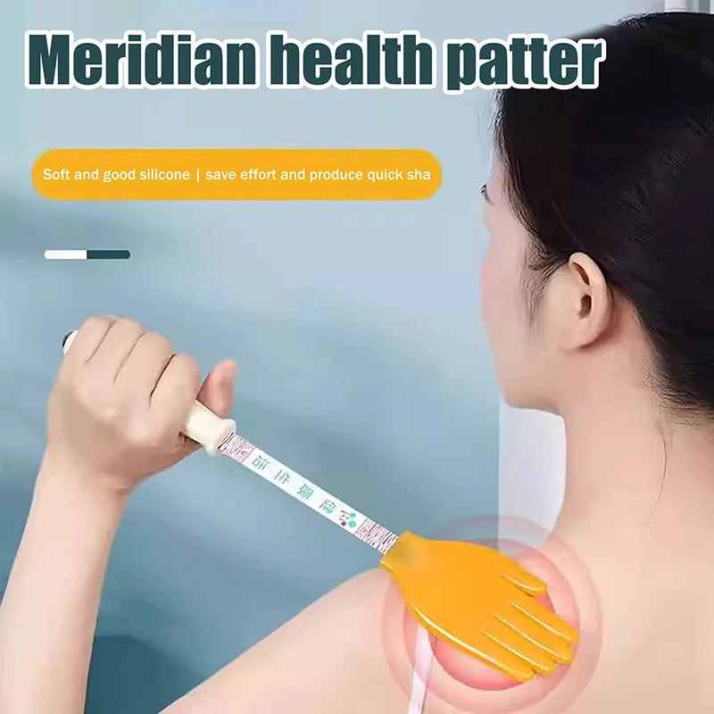 Gua Sha Massager Pai Sha Board Palm Meridian Pat Health Care Tool Back Massage Clap Sticks for Body Fatigue Relief